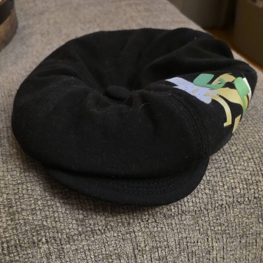 Diesel Black Hat with Multicolor Design